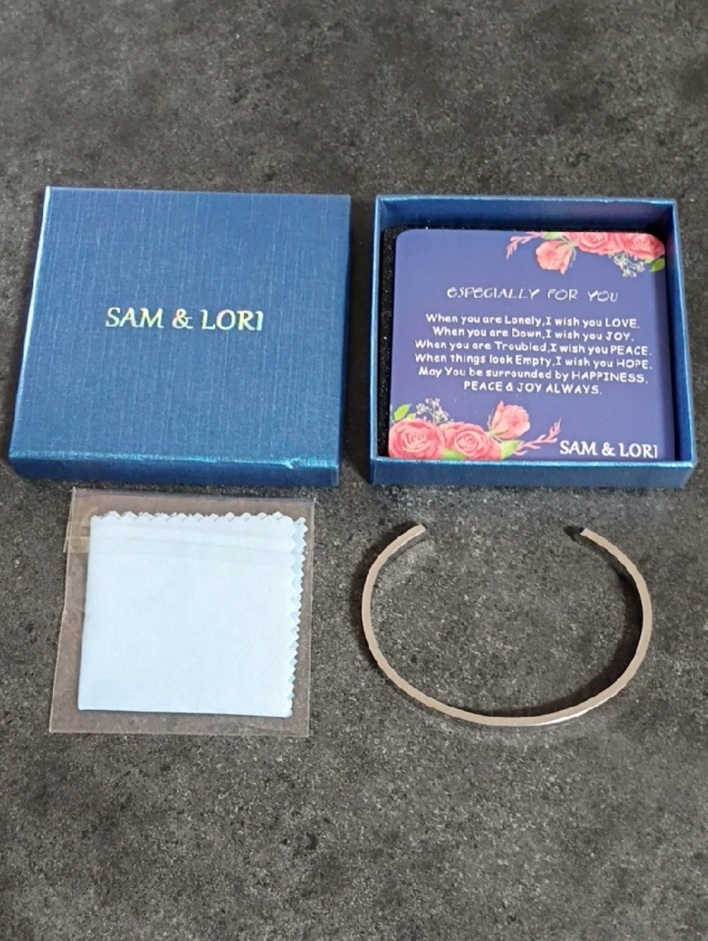 Sam & Lori Silver-tone Cuff Bracelet